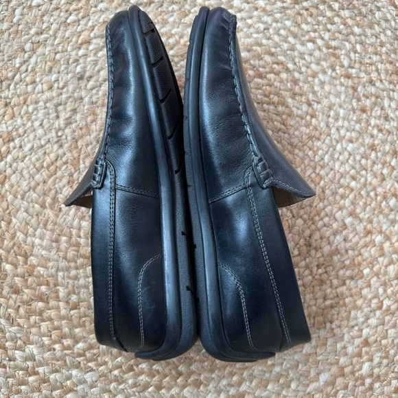 ECCO Classic Moccasins Black Leather Slip On Loafers, Men's Size 5-5.5 US/ EU 39 - Picture 7 of 10
